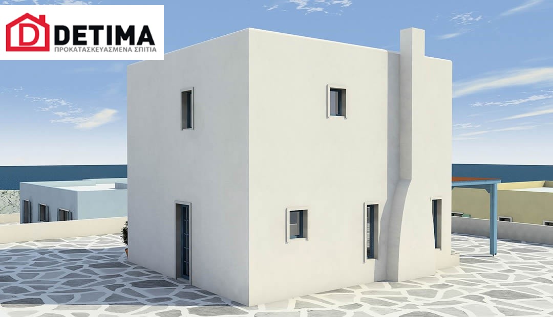 Διώροφη Κατοικία D-84, συνολικής επιφάνειας 84,70 τ.μ.