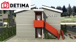 Διώροφο Motel E-394, συνολικής επιφάνειας 394,50 τ.μ.