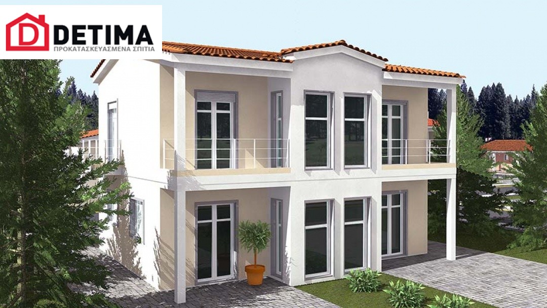 Διώροφη Κατοικία D-128, συνολικής επιφάνειας 128,40 τ.μ.