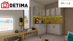 Διώροφη Κατοικία D-100( 2 x 50,12 m²), συνολικής επιφάνειας 100,24 τ.μ., συνολική επιφάνεια στεγασμέ