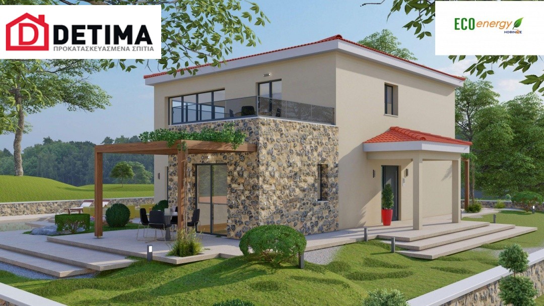Διώροφη Κατοικία D-183a, Συνολικής Επιφάνειας 183,34 τ.μ.