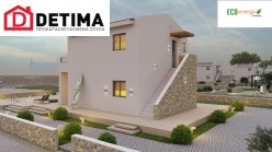Διώροφη Κατοικία D-100( 2 x 50,12 m²), συνολικής επιφάνειας 100,24 τ.μ., συνολική επιφάνεια στεγασμέ