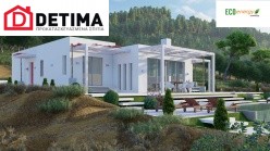 Ισόγεια κατοικία Ι-180, συνολικής επιφάνειας 180,38 τ.μ., στεγασμένοι χώροι 42,63 τ.μ.