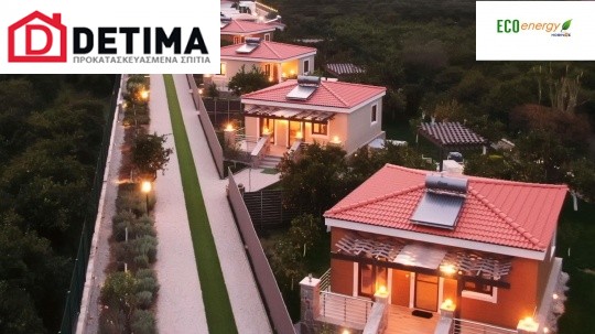 Συγκρότημα FlexyHome κατοικιών E-201, συνολικής επιφάνειας 4 x 50,42 = 201,68 τ.μ., συνολική επιφάνε