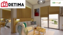 Διώροφη Κατοικία D-100( 2 x 50,12 m²), συνολικής επιφάνειας 100,24 τ.μ., συνολική επιφάνεια στεγασμέ